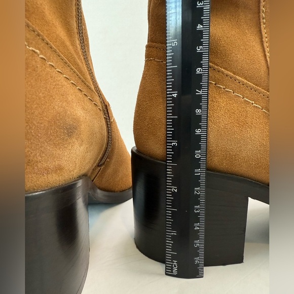 Aquatalia Bellamy Suede Weatherproof Boots Tan Size 9 - Picture 9 of 12